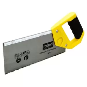 Rolson Hard Point Tenon Saw with Plastic Handle and Gaurd, 250mm