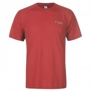 Columbia Titan T Shirt Mens - Red Velvet