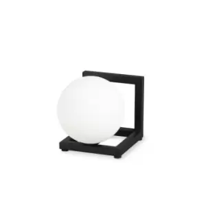 ANGOLO Globe Table Lamp Black, In-Built Switch