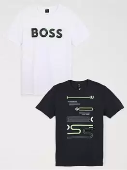 Boss 2 Pack T-Shirt - White/Black