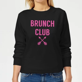 Brunch Club Womens Sweatshirt - Black - 5XL