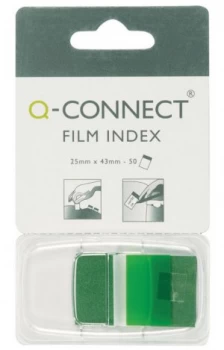 Q Connect Page Marker 1" 50 Shts Green