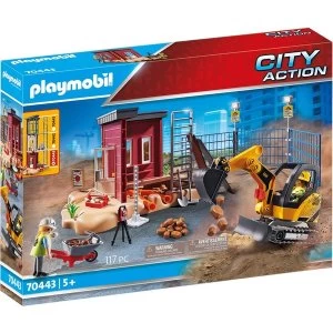 Playmobil City Action Small Excavator with Movable Bucket