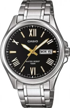 Casio Mens Silver Stainless Steel Bracelet Watch