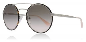 Prada PR51SS Sunglasses Silver / Dark Havana 2AU-4K0 54mm