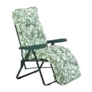 Glendale Deluxe Cotswold Leaf Relaxer Chair - Green