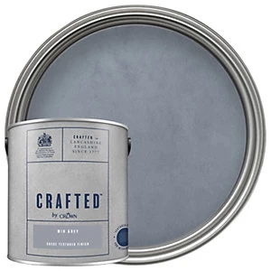 Crafted by Crown - Textured Mid Grey - Emulsion 2.5L