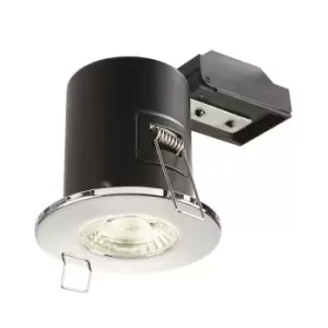 Collingwood Fixed IP20 Fire-Rated PAR16 LED GU10 Downlight Chrome - CWFRC003