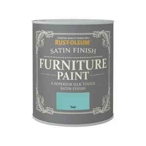 Rust-Oleum Teal Satin Furniture Paint 0.75L