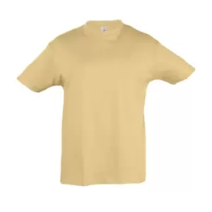 SOLS Kids Regent Short Sleeve T-Shirt (8yrs) (Sand)