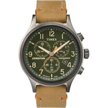 Timex Mens Expedition Scout Tan Strap Watch