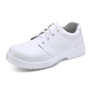 Click Footwear Tie Shoes Micro Fibre S2 Size 10.5 White Ref CF82210.5