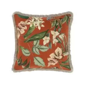Linen House Anastacia Square Cushion (One Size) (Multicoloured) - Multicoloured
