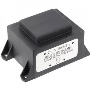 PCB mount transformer 1 x 230 V 1 x 18 V AC 16 VA 888 mA