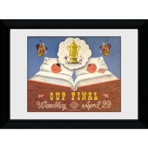 Transport For London Cup Final 50 x 70 Framed Collector Print