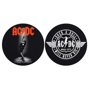 AC/DC - Let There Be Rock / Rock & Roll Slipmat Set