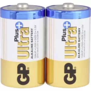 GP Batteries GP13AUP / LR20 D battery Alkali-manganese 1.5 V 2 pc(s)