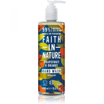 Faith In Nature Grapefruit & Orange Natural Liquid Hand Soap 400ml