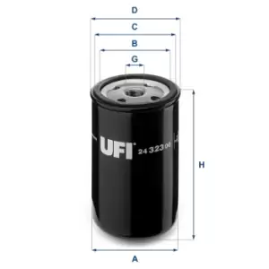 24.323.00 UFI Fuel Filter