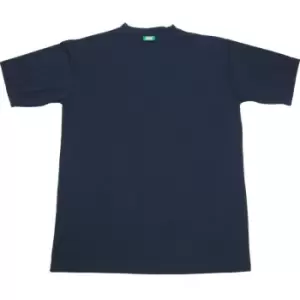 Function Round Neck xxl Navy T-Shirt - Navy Blue - Tuffsafe