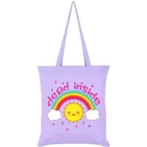 Grindstore Dead Inside Tote Bag (One Size) (Lilac) - Lilac