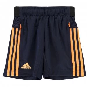 adidas Boys Football Climalite Trofeo + Shorts - Navy/Orange