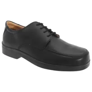 Roamers Mens Extra Wide Fitting Lace Tie Shoes (14 UK) (Black)