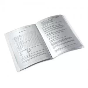 Leitz WOW Display Book Polypropylene. 20 pockets. 40 sheet capacity.