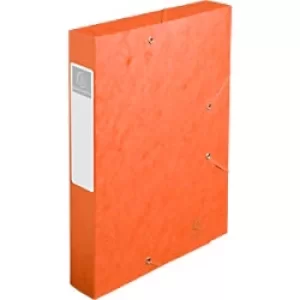 Cartobox Elasticated Box File 60mm, A4, Orange, Pack of 10