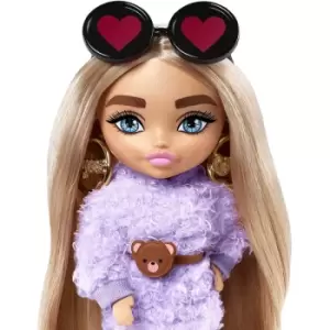 Barbie Extra Minis Doll #4 - Fluffy Purple Dress