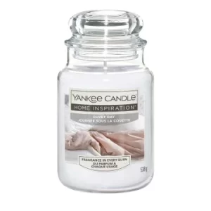 Yankee Candle Home Inspiration Duvet Day Large Jar, white