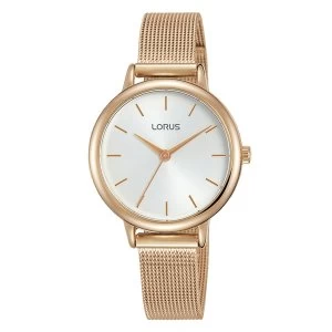 Lorus RG246NX6 Ladies Rose Gold Dress Mesh Bracelet Watch