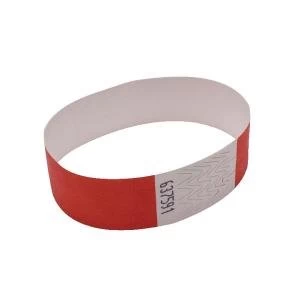 Announce Wrist Band 19mm Warm Red Pack of 1000 AA01839