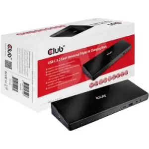 club3D CSV-1562 USB-C laptop docking station Compatible with: Universal Charging function