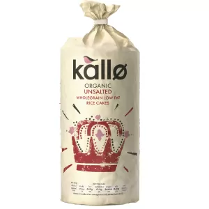 KALLO FOODS - Organic Rice Cakes Unsalted
