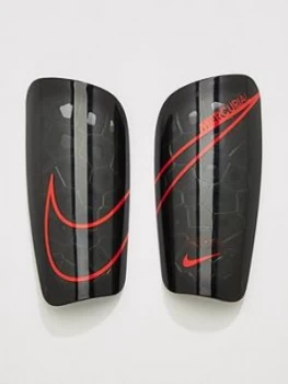 Nike Mens Mercurial Lite Shin Guards, Black/Red, Size L, Men