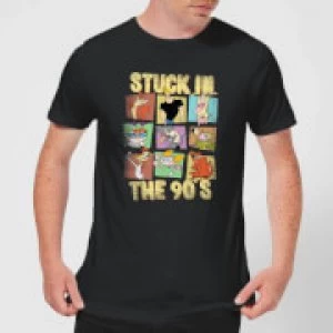 Cartoon Network Stuck In The 90s Mens T-Shirt - Black
