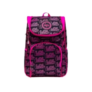 Hype Logo LOL Surprise Backpack (One Size) (Black/Bright Pink)