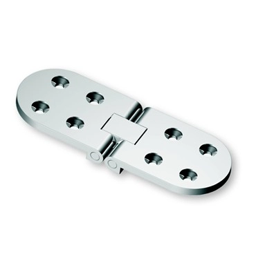Curve Mirror Polished 316 Stainless Steel Flush Hinge