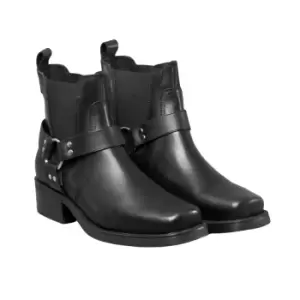 Woodland Mens Low Harley Gusset Harness Leather Boots (11 UK) (Black)