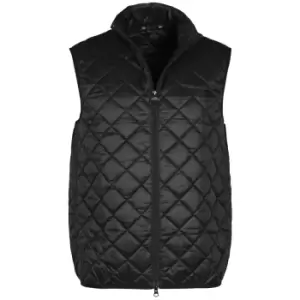 Barbour Mens Essential Diamond Quilted Gilet Black Small