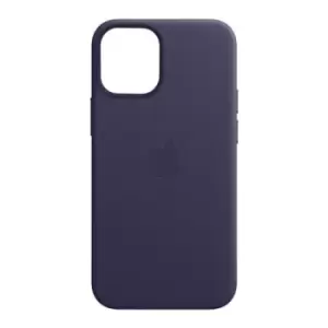 Apple iPhone 12 Mini Leather Case with MagSafe Deep Violet MJYQ3ZM/A