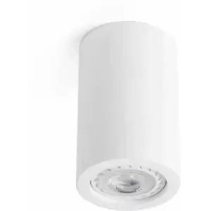 Faro Barcelona - Sven white ceiling light 1 bulb h11 cm