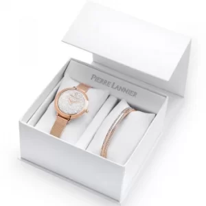 Ladies Pierre Lannier Cristal Gift Set Watch