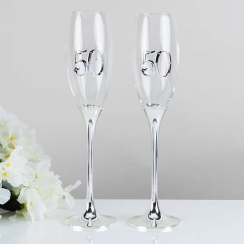 Celebrations Set of 2 Champagne Flutes - 50