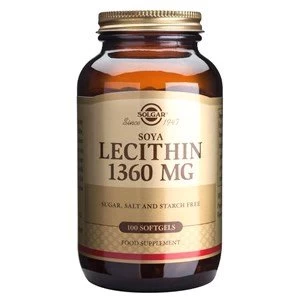 Solgar Lecithin 1360 mg Softgels 100 softgels