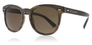 Dolce & Gabbana DG4254 Sunglasses Striped Matte Tabacco 296473 51mm