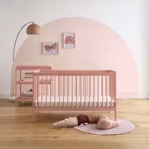 Cuddleco Nola 2 Piece Nursery Furniture Set - Blush Pink