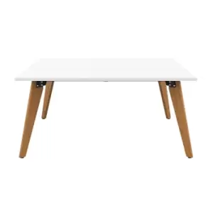 Plateau Office Square Meeting Table - 1400mmX1400mmX740mm - White