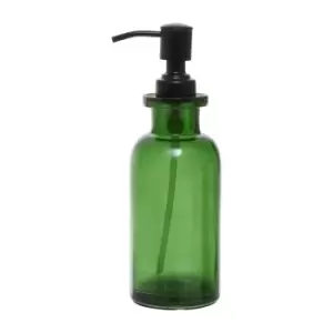 300ml Green Glass Soap Dispenser